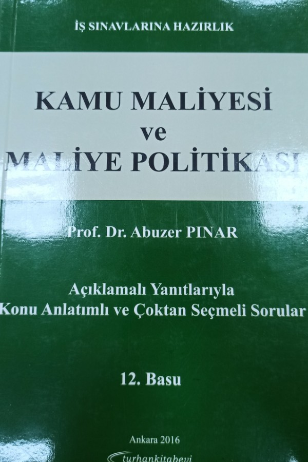 Kamu maliyesi ve maliye politikası