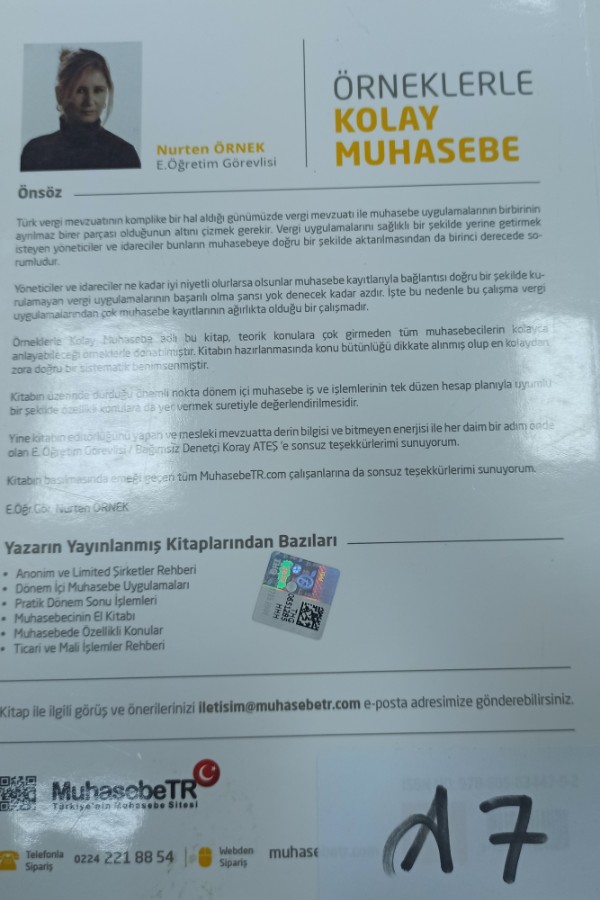 Örneklerle kolay muhasebe