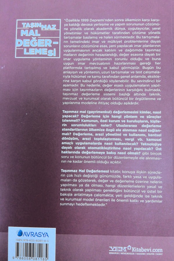 Taşınmaz mal değerlemesi