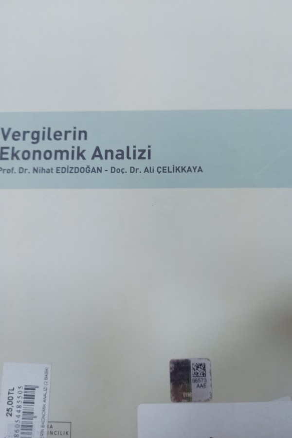 Vergilerin ekonomik analizi