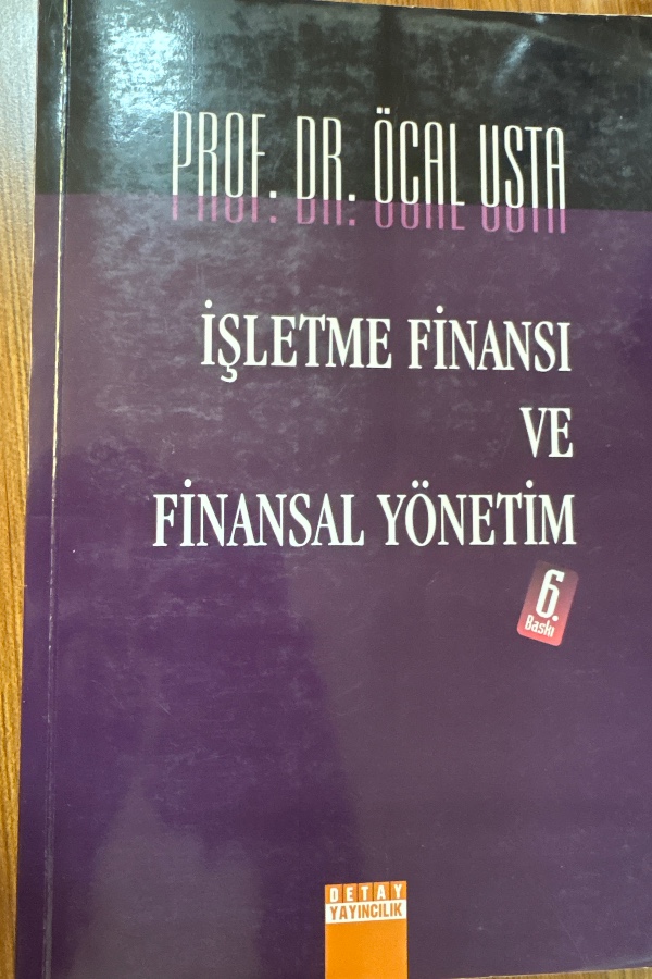 İşletme Finansı ve Finansal Yönetim