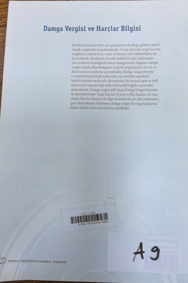 Damga vergisi ve harçlar bilgisi