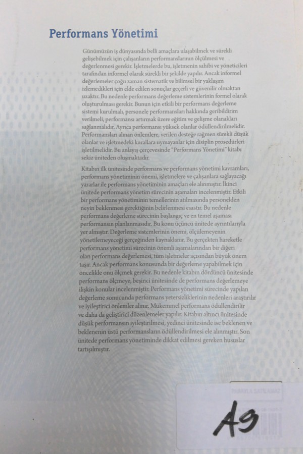 Performans yönetimi