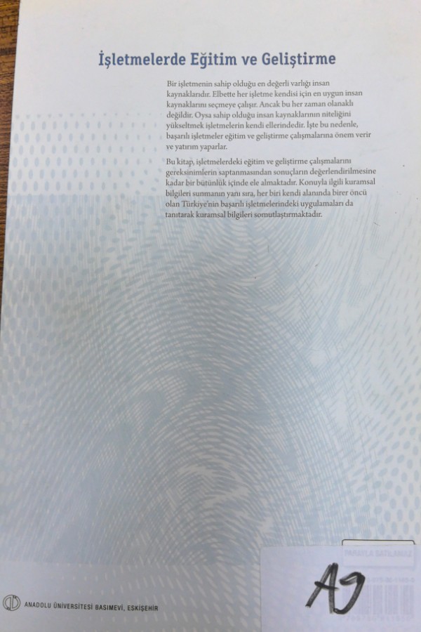 İşletmelerde eğitim ve geliştirme