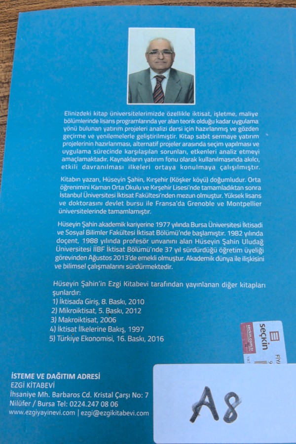 Yatırım projeleri analizi