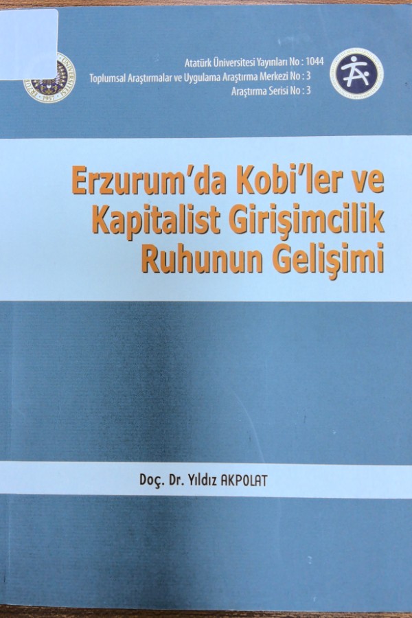Erzurum'da kobiler ve kapitalist girişimcilik ruhunun gelişimi