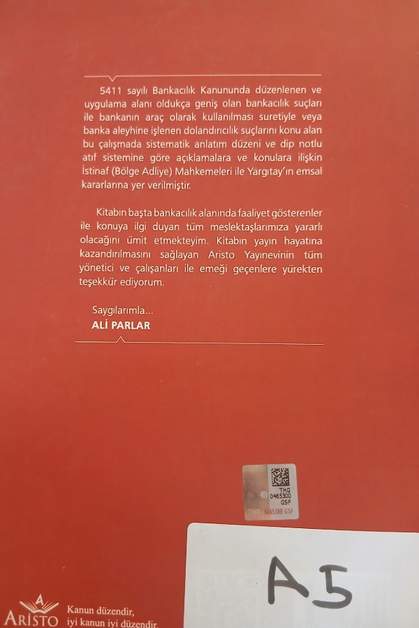 İstinaf ve yargıtay emsal kararlarıyla bankacılık suçları