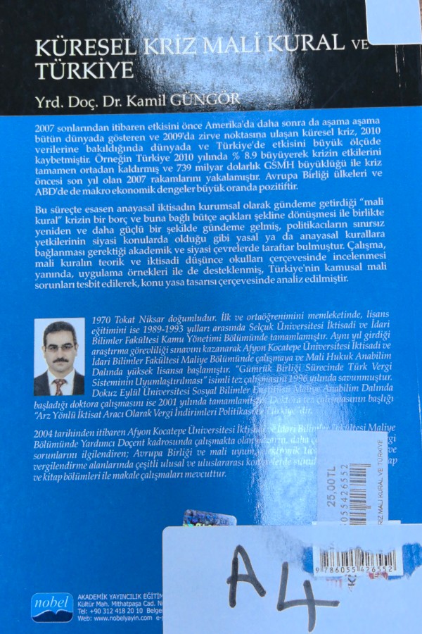 Küresel kriz mali kural ve Türkiye