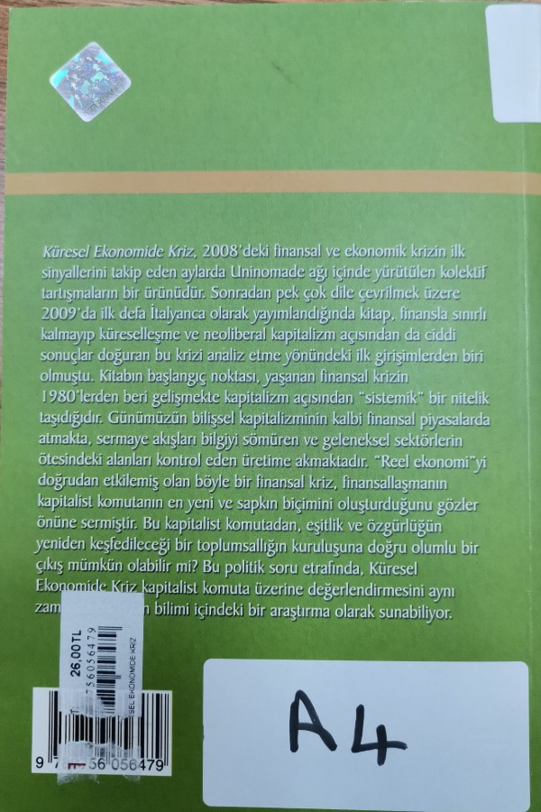 Küresel ekonomide kriz