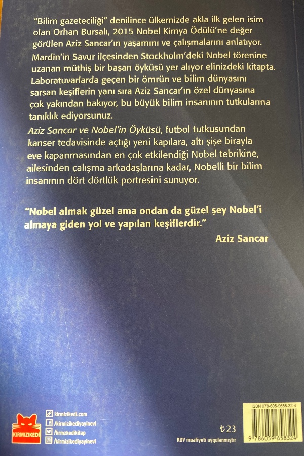 Aziz Sancar ve Nobel’in Öyküsü