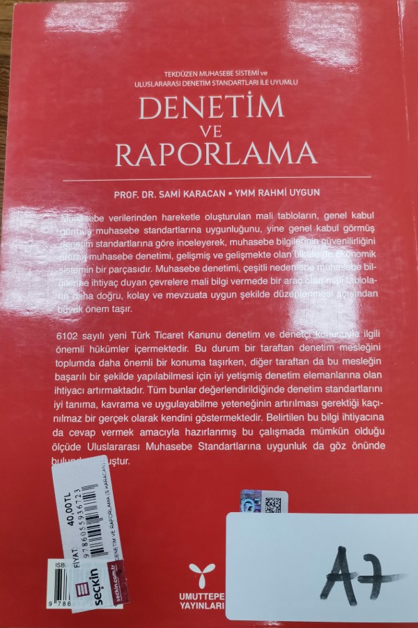 Denetim ve raporlama