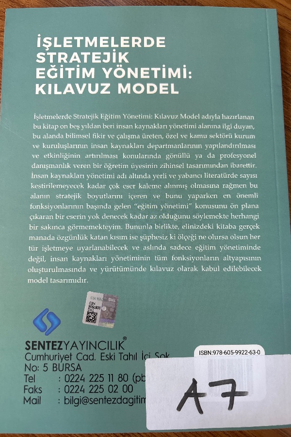 İşletmelerde Stratejik Eğitim Yönetimi
