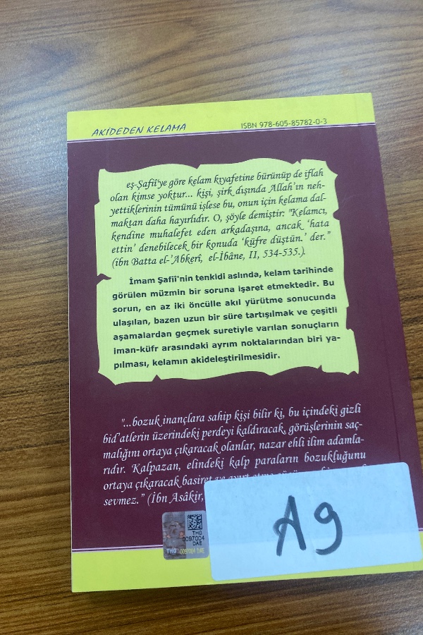 akideden kelama -kelam tarihi-