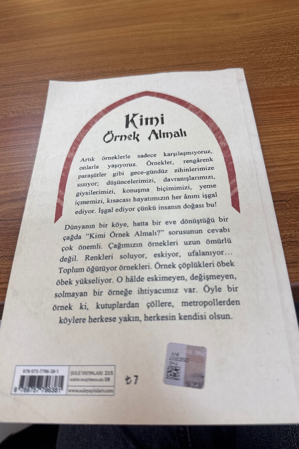 KİMİ ÖRNEK ALINMALI