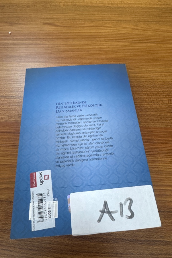 DİN EĞİTİMİNDE REHBERLİK VE PSİKOLOJİK DANIŞMANLIK