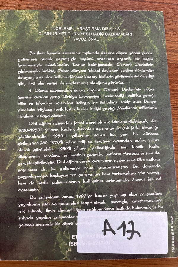 Cumhuriyet Hadis Çalışmaları