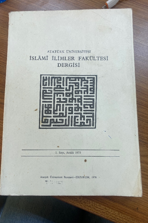 islami ilimler fakültesi dergisi
