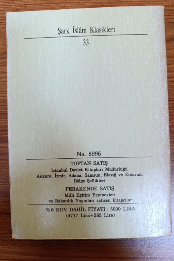 Şark İslam Klasikleri Mesnevî 3