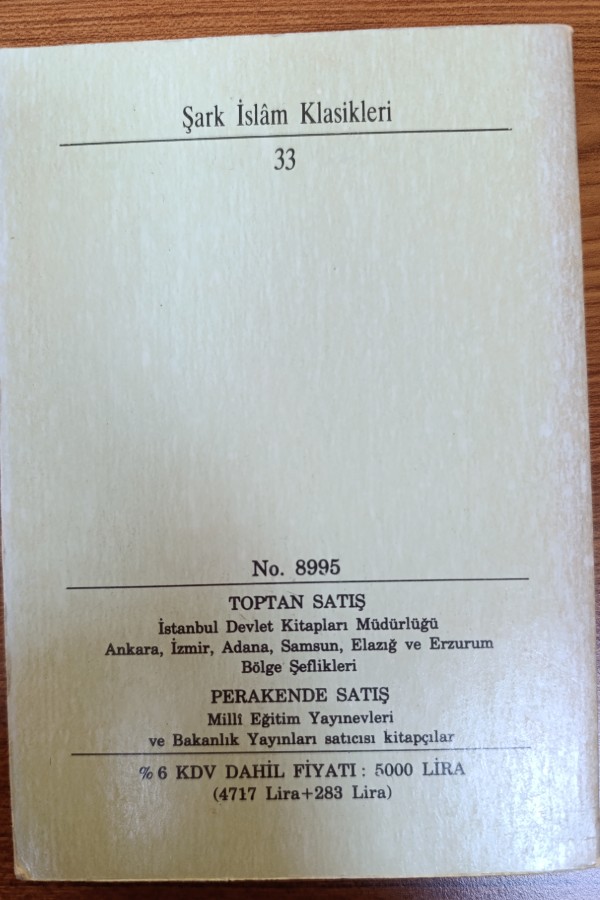 Şark İslam Klasikleri Mesnevî 1