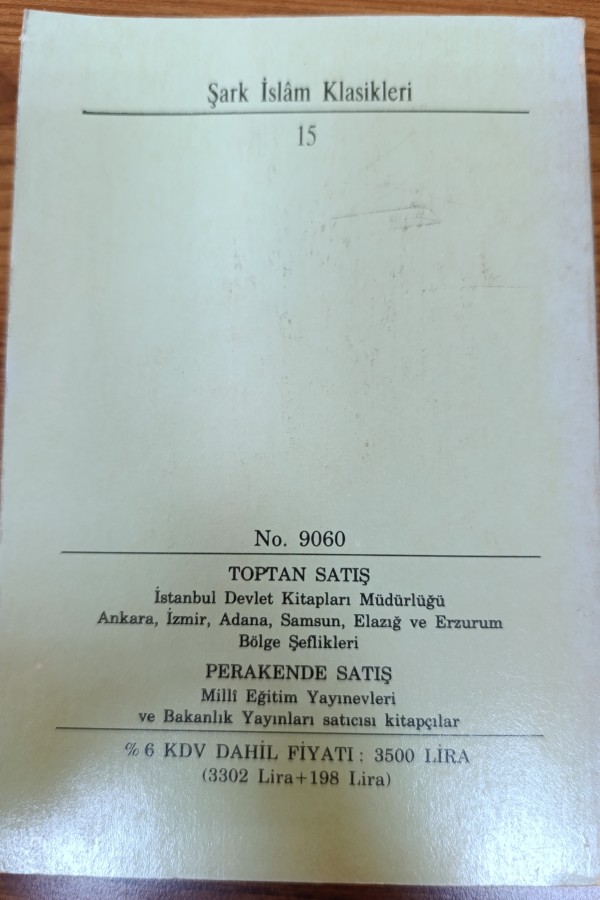 Şark İslam Klasikleri Divan-ı Kebir'den Seçme Şiirler 2