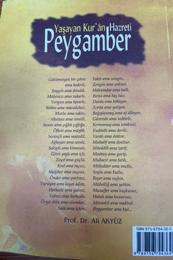 Yaşayan Kur’an Hazreti Peygamber