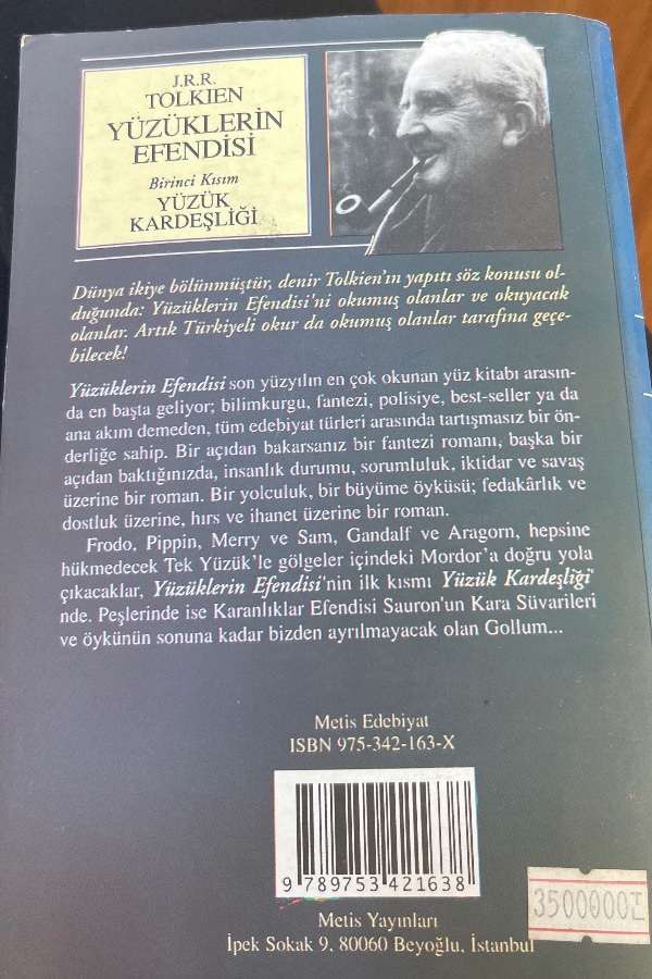 Yüzüklerin Efendisi 1. Kısım Yüzük Kardeşliği