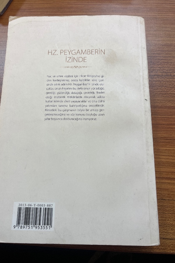 Hazreti peygamberin izinde