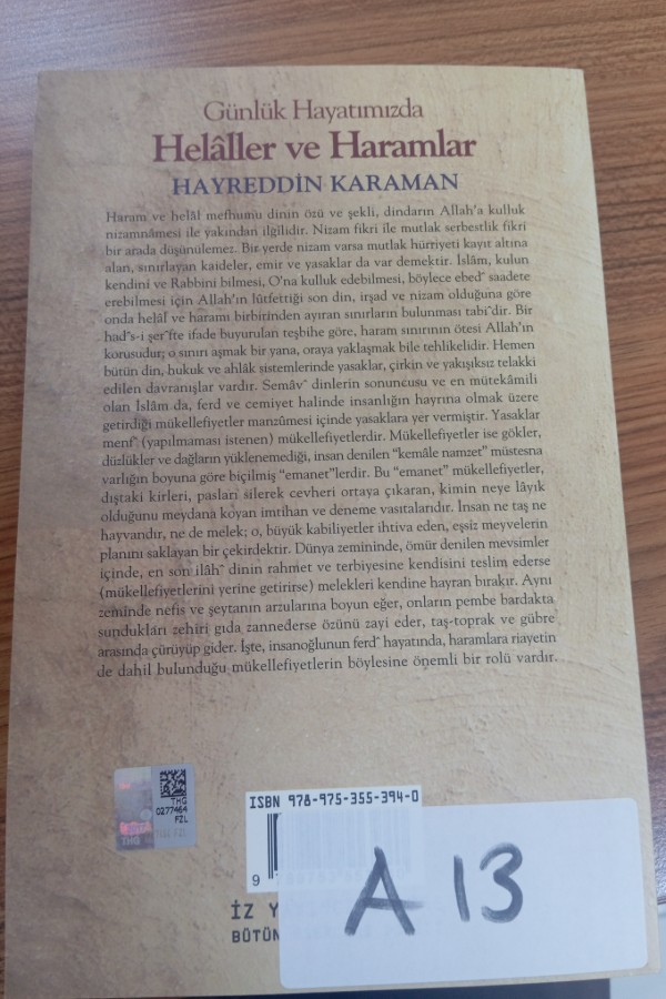 Günlük hayatımızda helaller ve haramlar