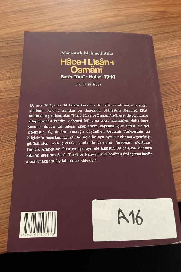 Hacei lisanı Osman’ı