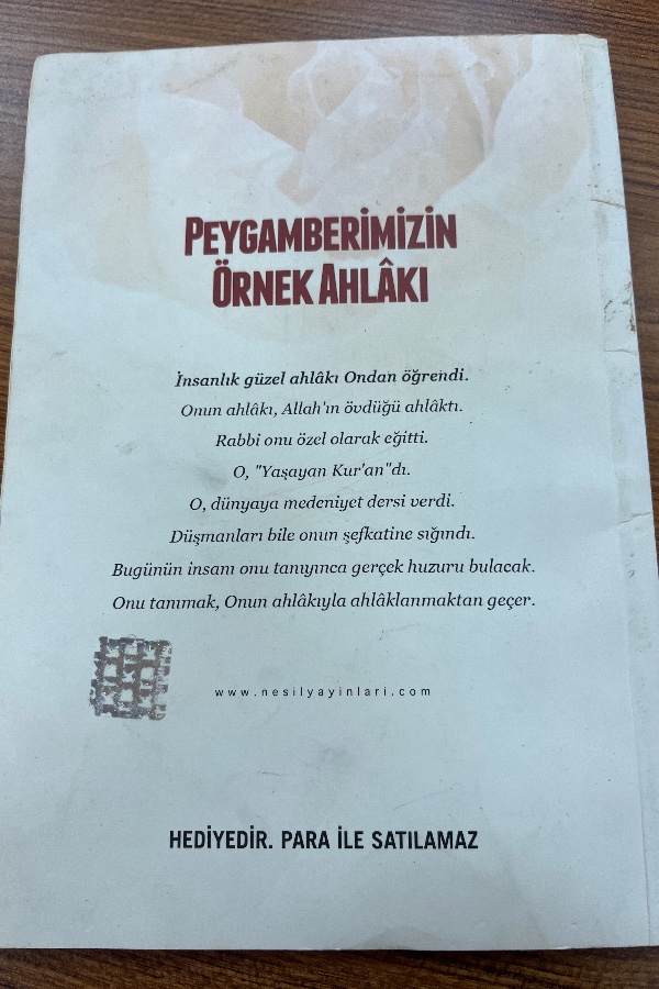 Peygamberimizin örnek ahlâkı