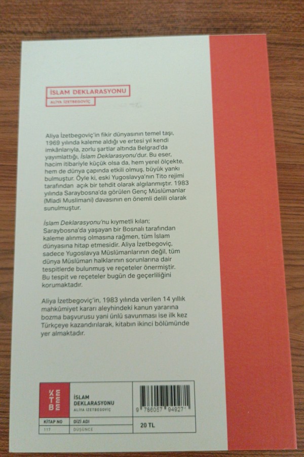 İslam deklarasyonu ve tarihi savunma