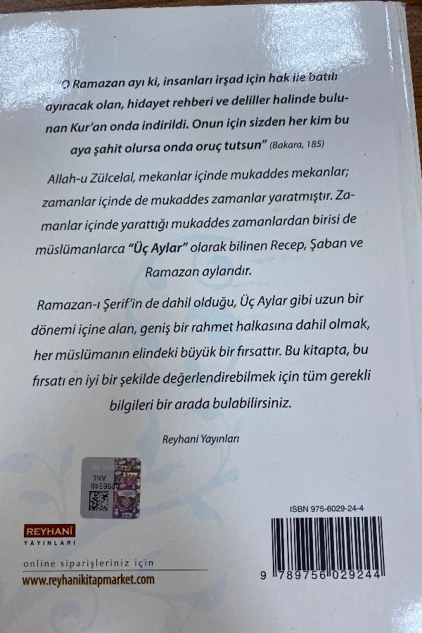 Ramazan risalesi ve üç aylar