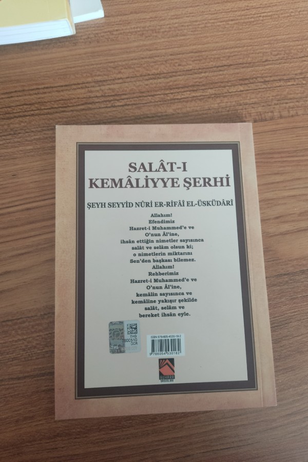 Salatı kemaliyye şerhi