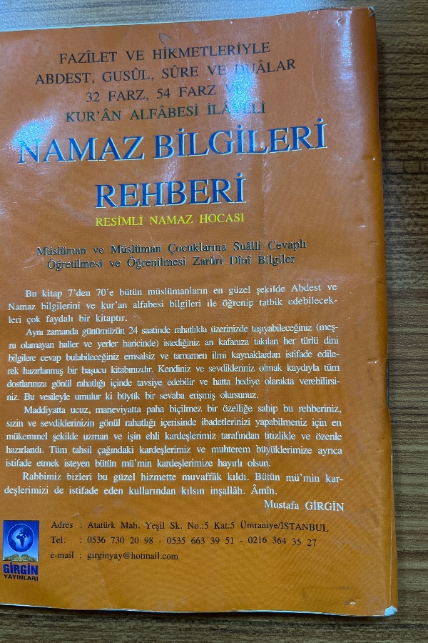 Namaz bilgileri rehberi