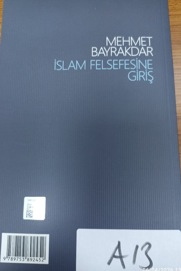 İslam Felsefesine Giriş