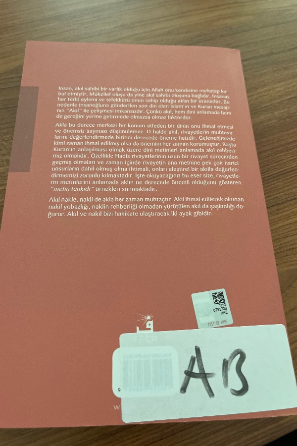 Hadis iliminde metin tenkidi örnekleri