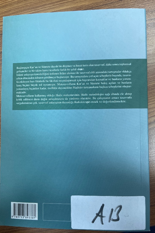 Tasavvufun Temel Öğretilerinin Hadislerdeki Dayanakları