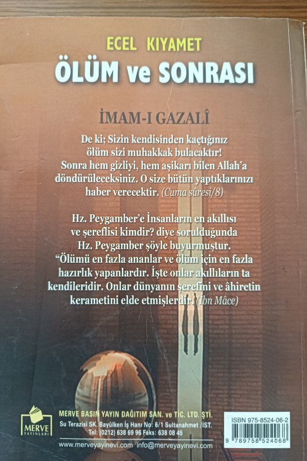 Ecel Kıyamet ölüm ve sonrası