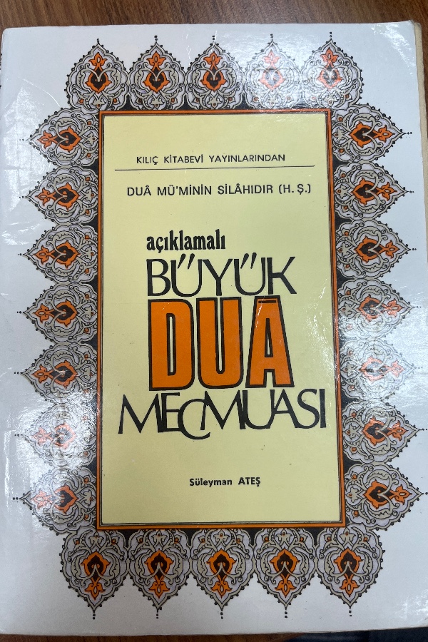 Açıklamalı büyük dua mecbuası
