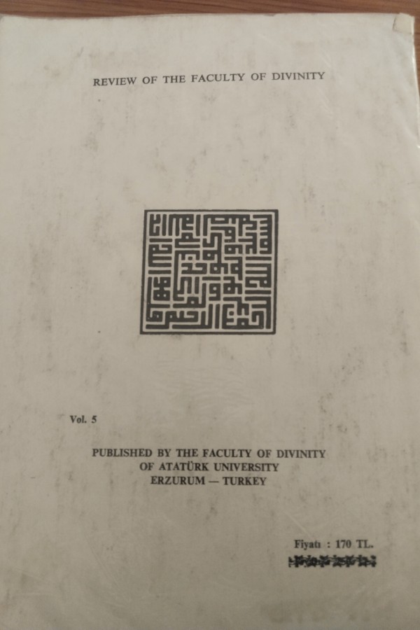 ilahiyat fakültesi dergisi