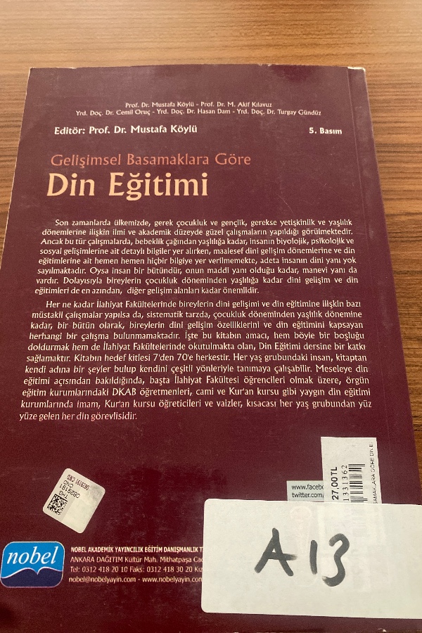 Gelişimsel Basamaklara Göre Din Eğitimi