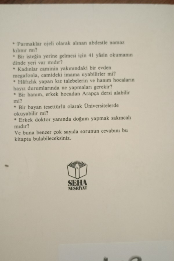 Hanımlara özel fetvalar