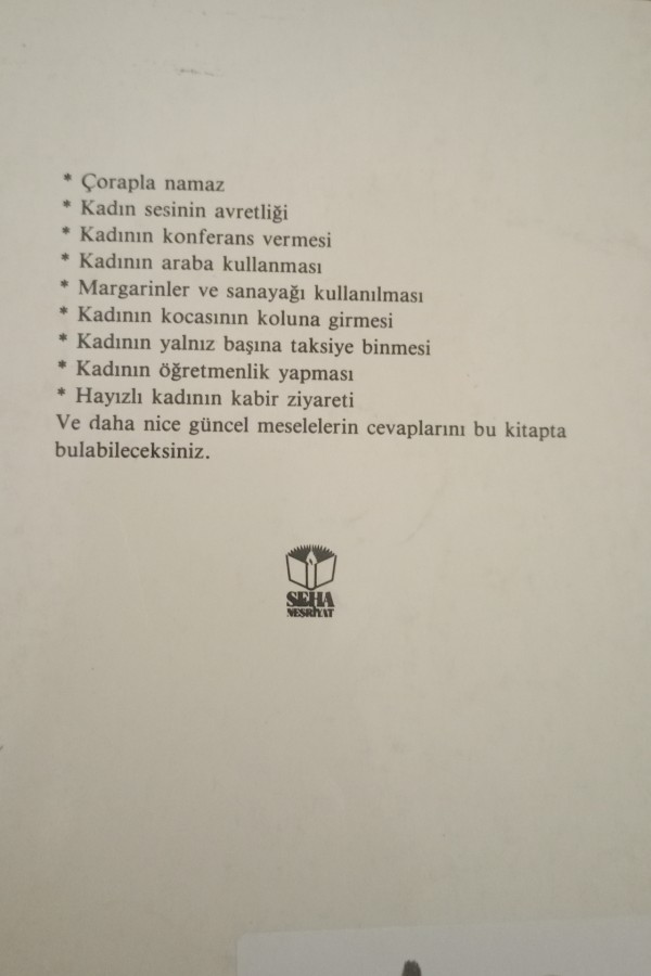 Hanımlara özel fetvalar