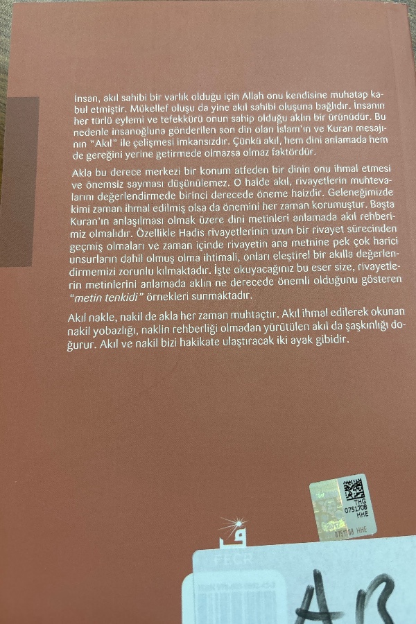 Hadis İlmînde Metin Tenkidi Örnekleri