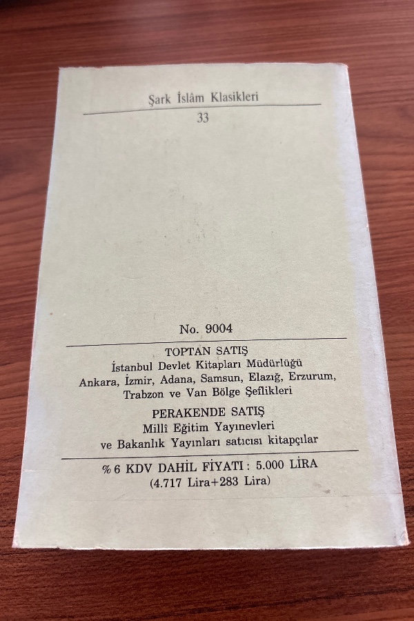 Şark İslam Klasikleri MESNEVİ 2