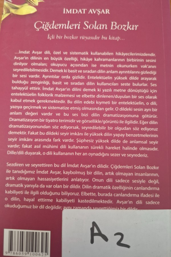 Çiğdemleri solan bozkır