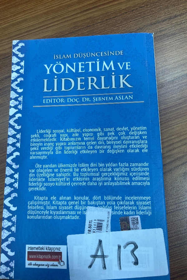 İslam Düşüncesinde Yönetim Ve Liderlik