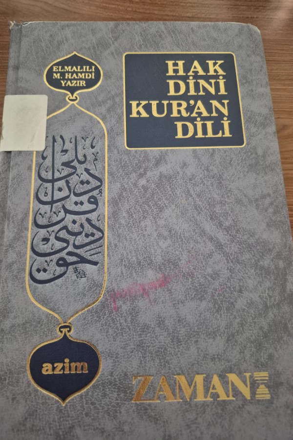 Hak Dini Kur'an Dili-Cilt 7