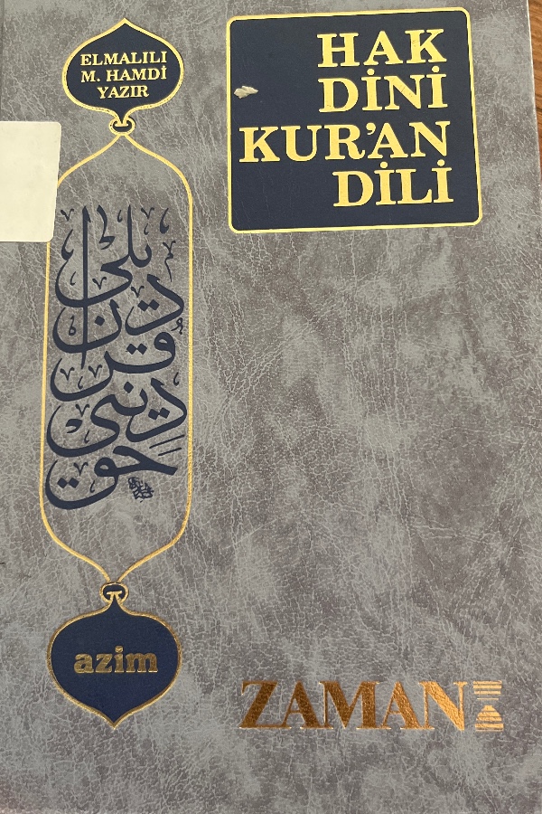 Hak Dini Kur’an Dili-8