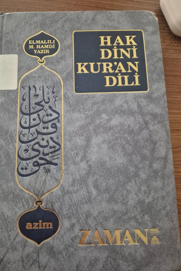 Hak Dini Kur'an dili-Cilt 2